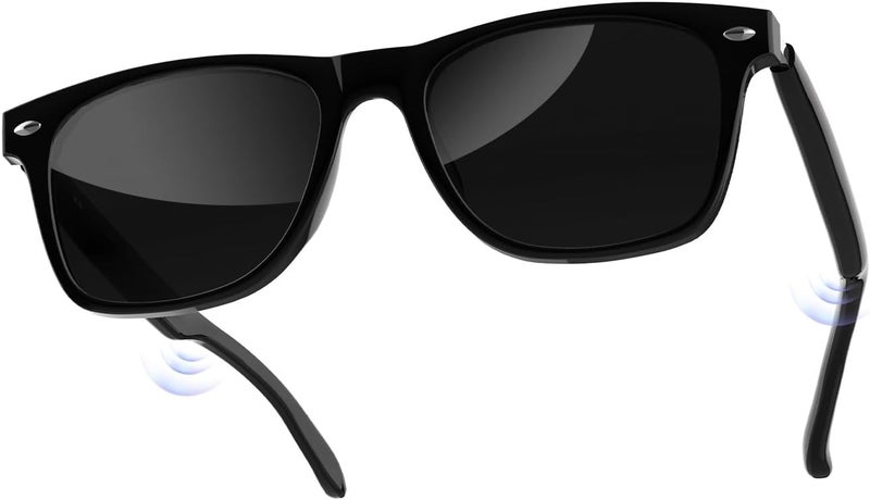 Jacuate Bluetooth Audio Smart Glasses for Women Men,Polarized Bluetooth Sunglasses with Open Ear Speaker,Voice Control, Hands-Free Calls & Built-in Microphone for iPhone Android Music/Work - Image 1